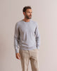 Pure Cashmere Sweater - Grey Melange