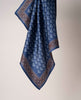 Bandana Twill Silk - Blue Medallion Print