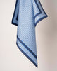 Bandana Twill Silk - Blue and White Micro Print