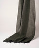 Cashmere Scarf - Green Woven Cashmere Solid