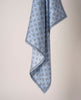 Bandana Twill Silk - Denim Blue Medallion Print