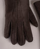 Handmade Shearling Gloves - Brown