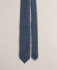 Textured Solid Woven Donegal Silk Tie-blue