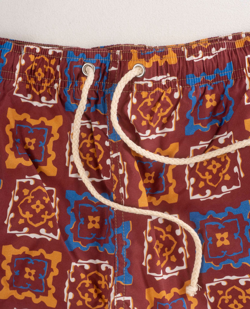 swimshorts for men bordeaux  paolo albizzati