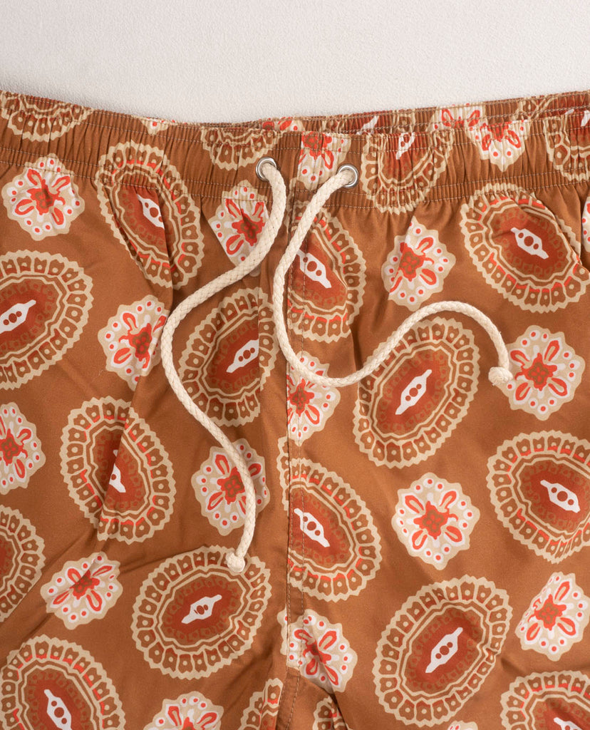 caramel swim shorts men paolo albizzati