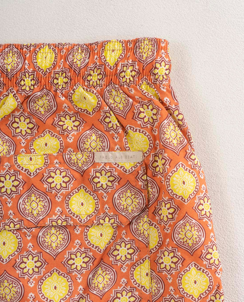 coral pink swim shorts for men paolo albizzati