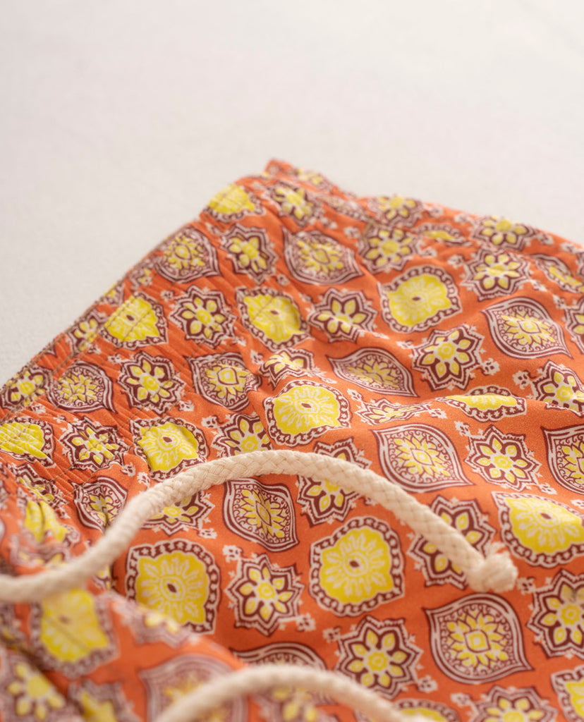 coral pink swim shorts for man paolo albizzati