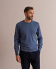 Pure Cashmere Sweater - Denim Blue Melange