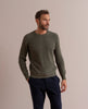 Pure Cashmere Rib Sweater - Hunter Green