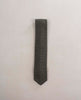 Knitted Pointed Wool Tie - Green
