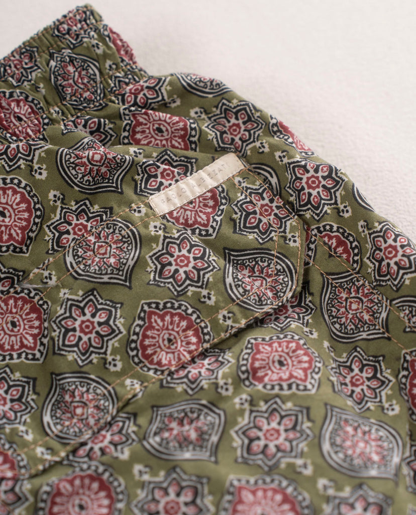 green swim shorts for man paolo albizzati