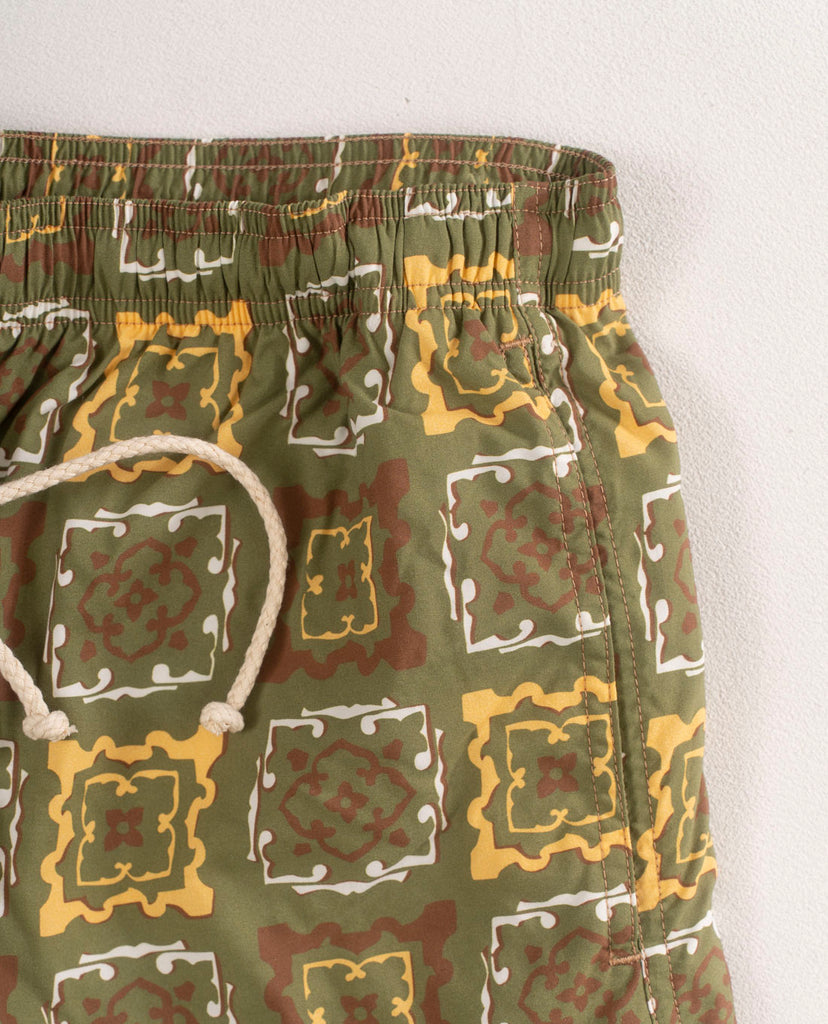 green luxury swimshorts men paolo albizzati