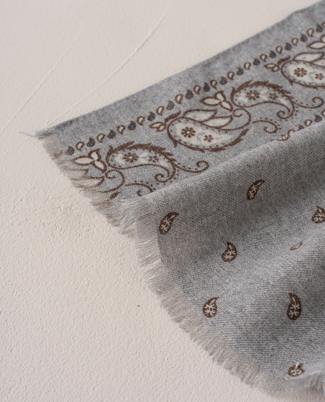 Foulard carré bleu gris femme | Cache Cache