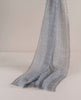 Linen Scarf - Grey Dotted