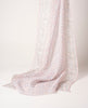 Linen Scarf - Pink Vintage Print