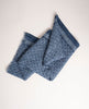 Linen Scarf - Blue Medallion Print