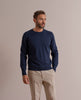 Pure Cashmere Sweater - Navy Blue