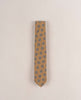 Floral Woven Donegal Silk Tie - Yellow and grey