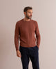 Pure Cashmere Cable Knit Sweater - Rust