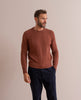 Pure Cashmere Cable Knit Sweater - Rust