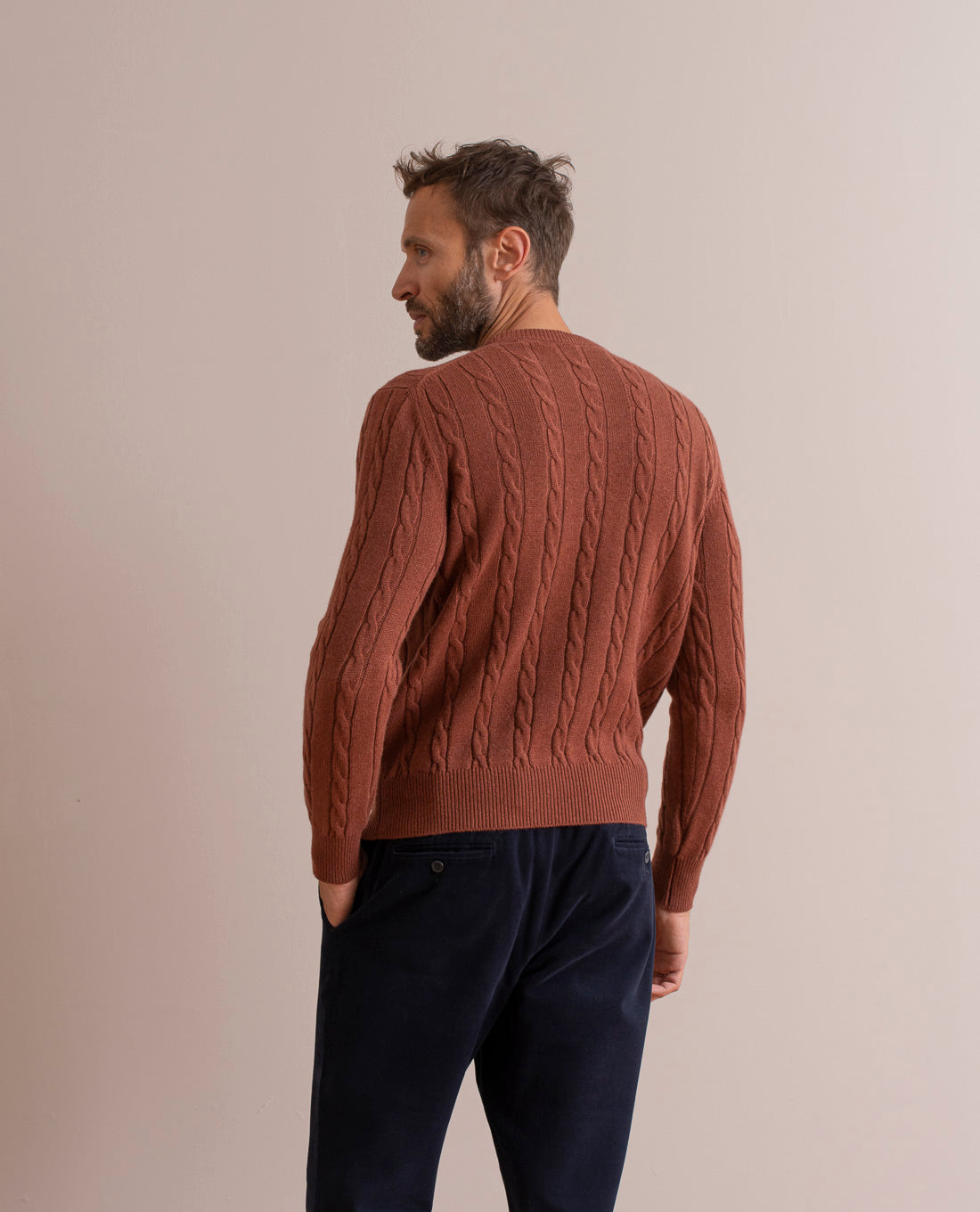 ニット/セーター RANDEBOO Charm cut cable knit Randeboo】ランデブー Charm cut cable knit グレー 【公式通販】