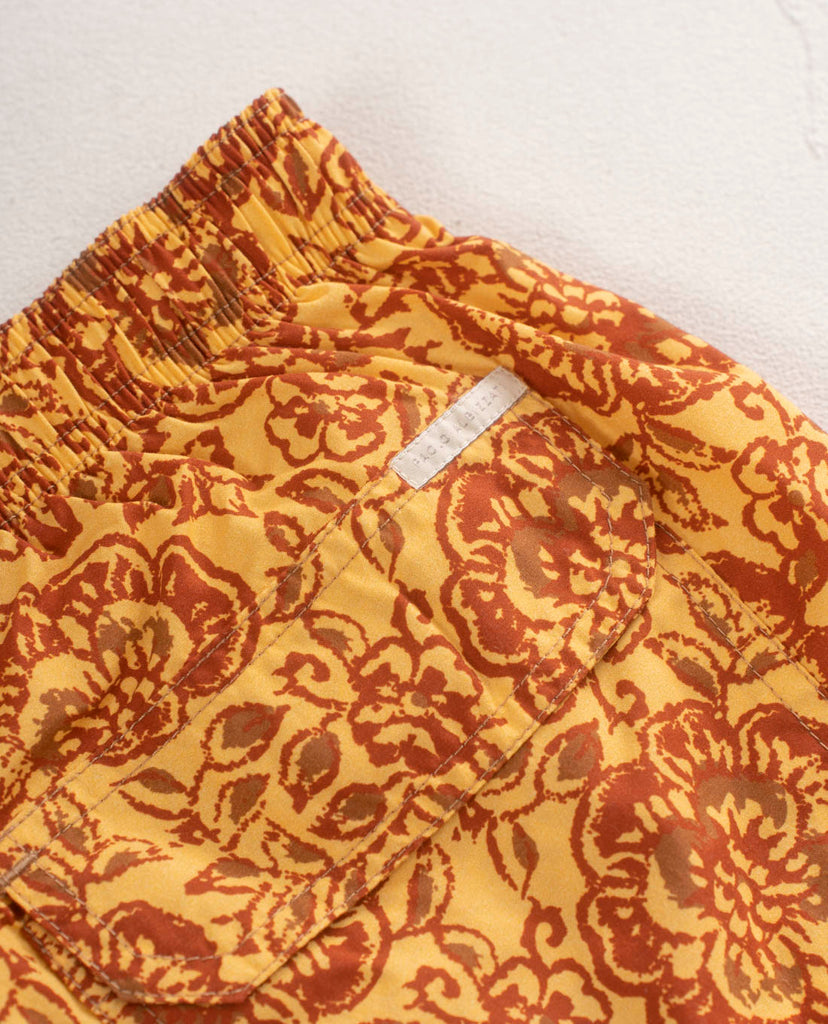 swimshorts color yellow men paolo albizzati