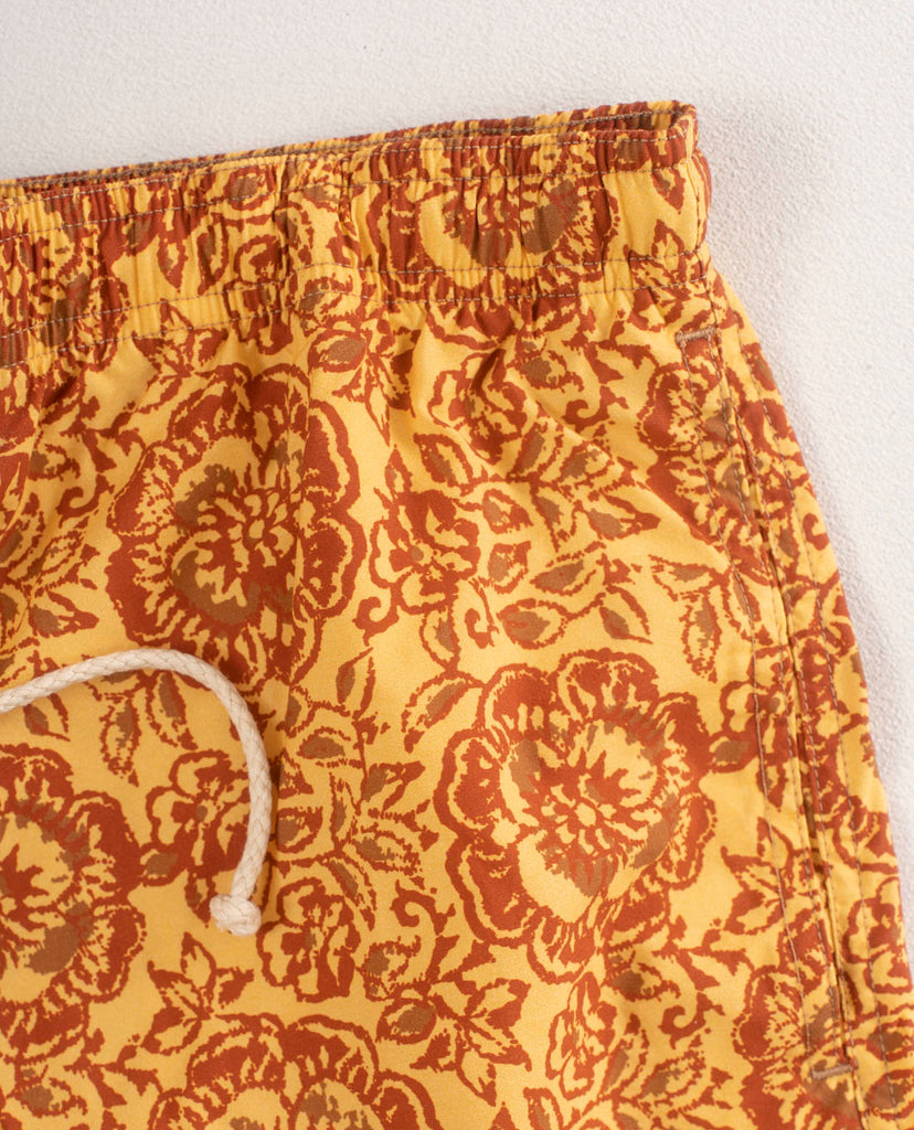 swimshorts for men color yellow paolo albizzati