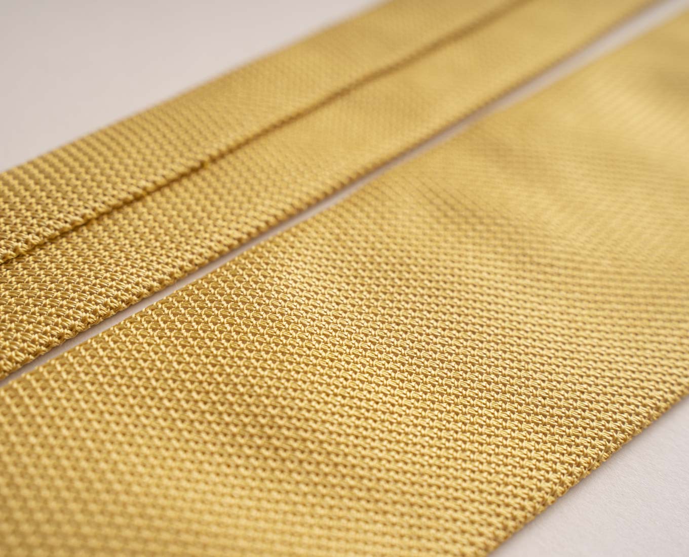 yellow grenadine tie