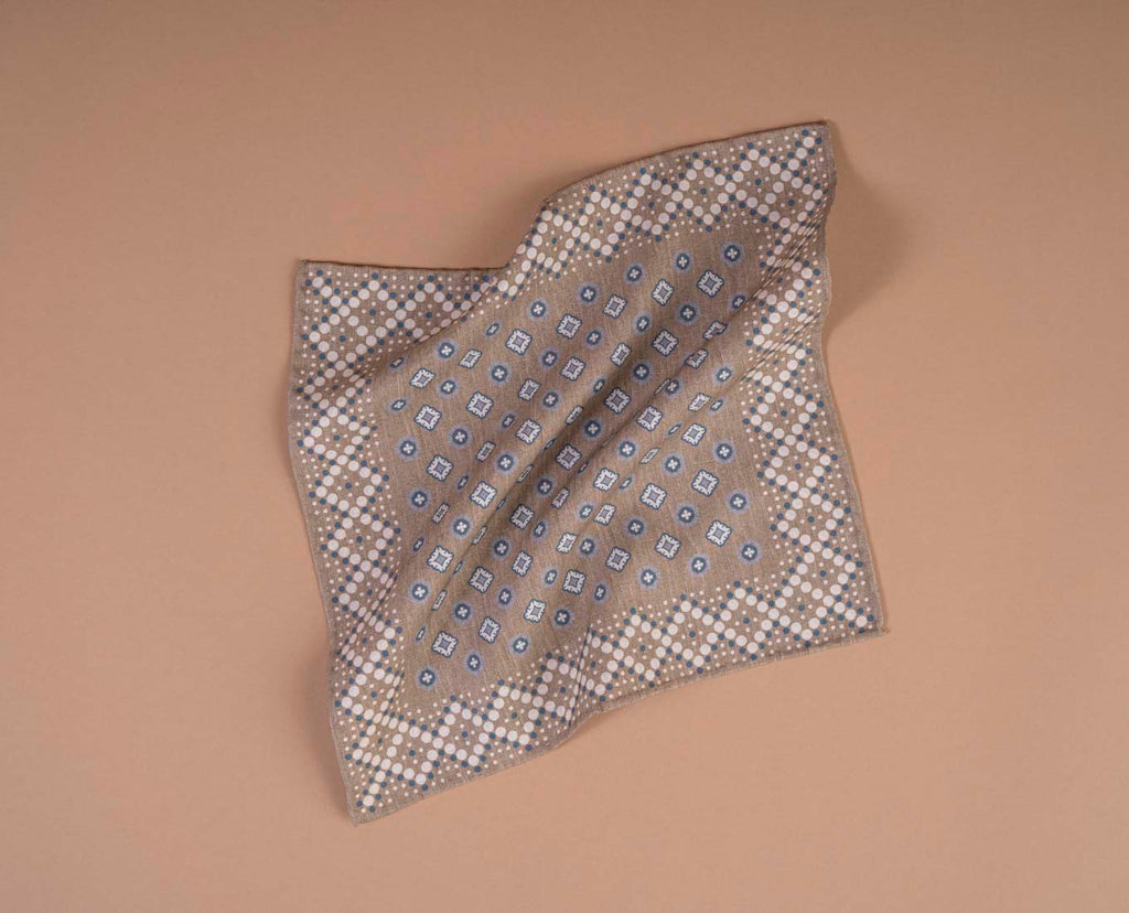 pochette  beige reversibile paolo albizzati