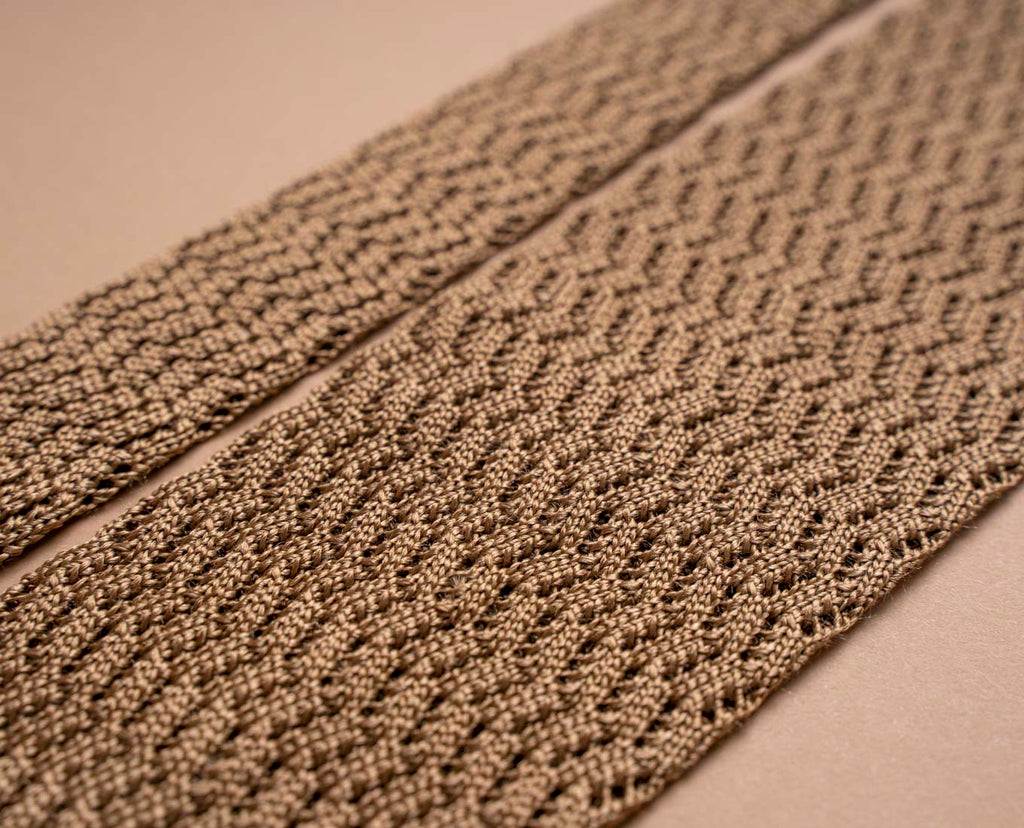 cravatta cammello punta seta paolo albizzati 