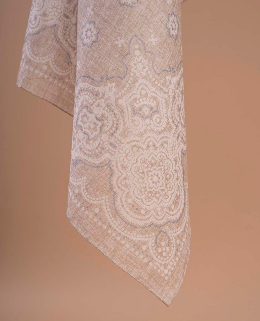 sciarpa beige cotone paolo albizzati