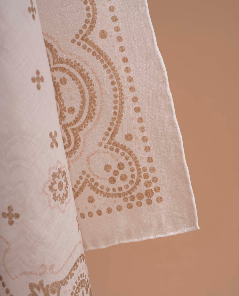 sciarpa uomo paisley cotone paolo albizzati