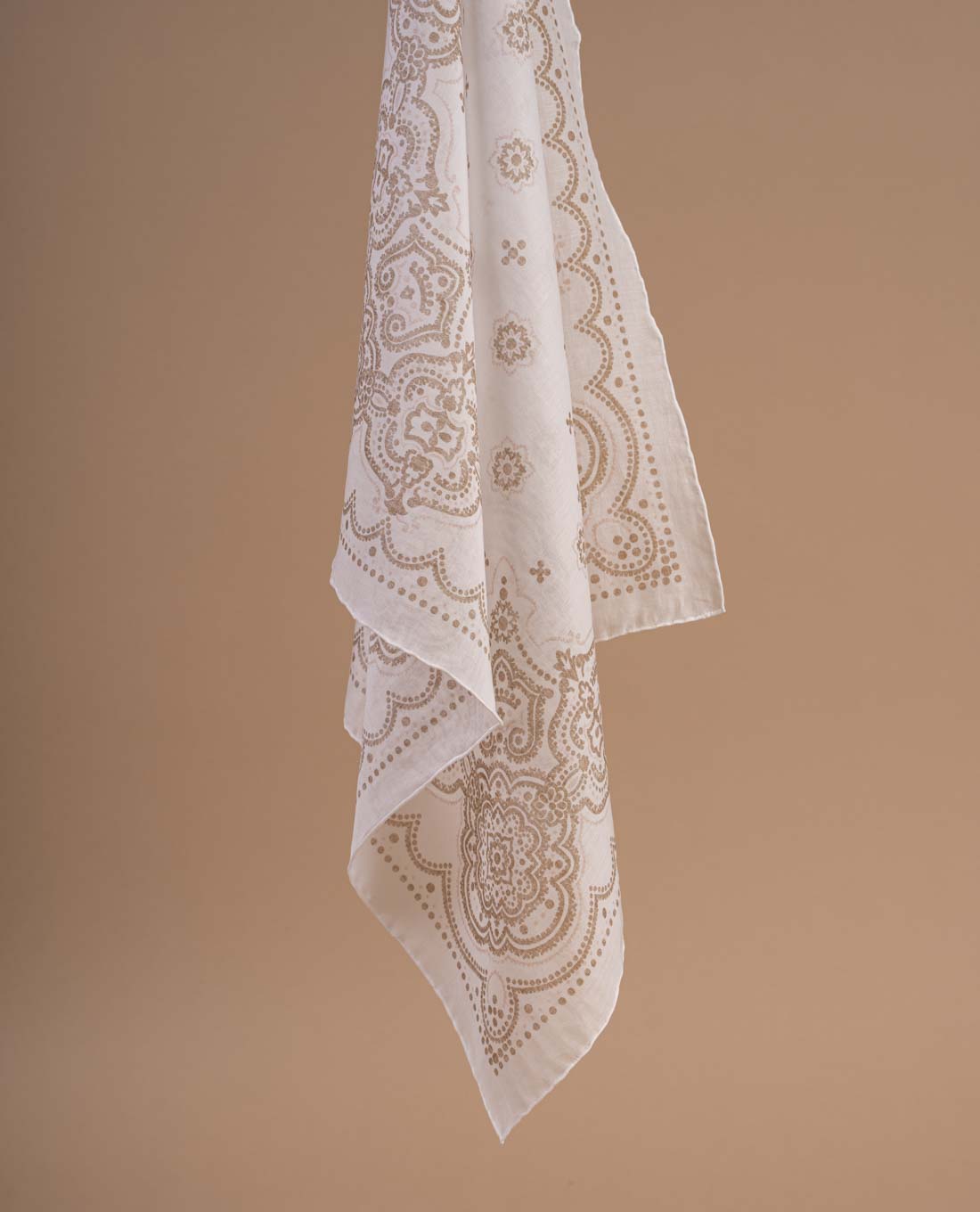 ロンハーマン別注FEILER Bandana Handkerchief 白 新品 Ron Herman FEILER パームツリーバンダナタオルハンカチ ホワイト ロン