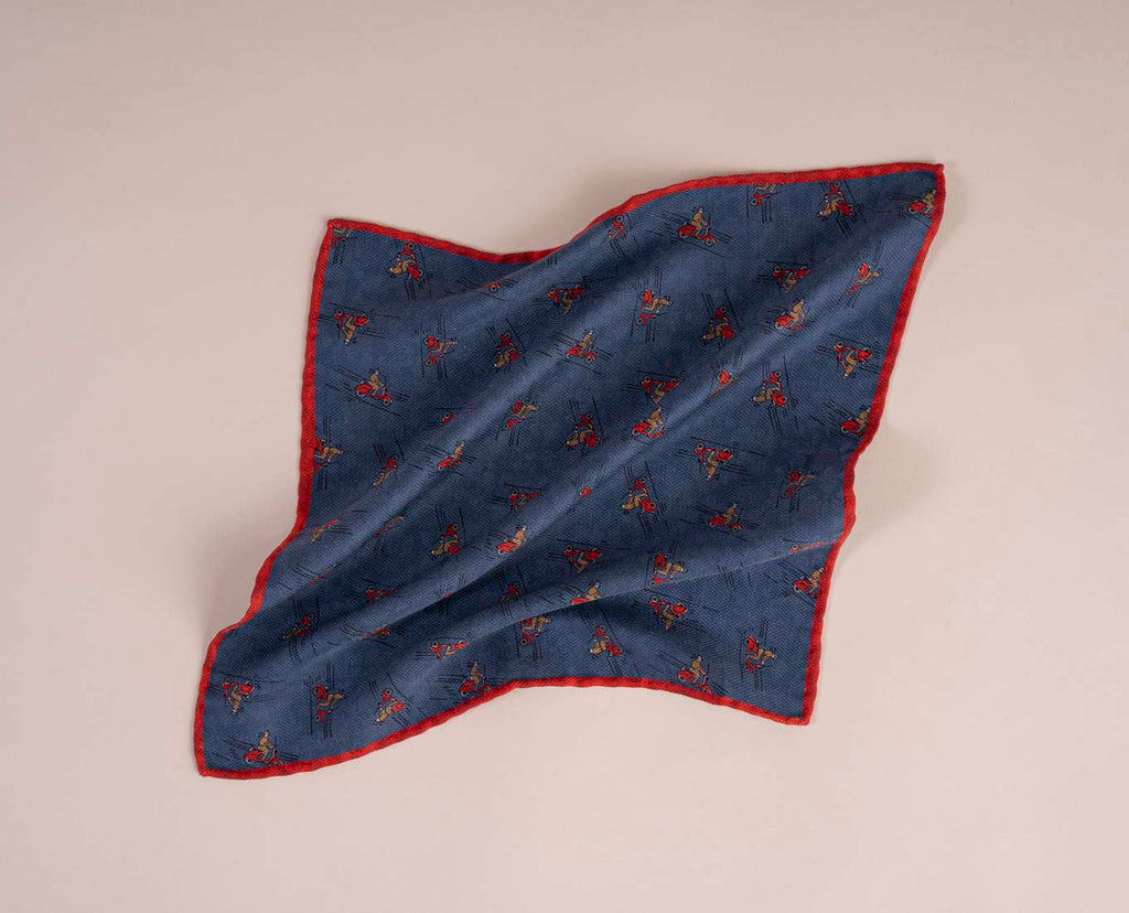 pochette blu stampa vespa paolo albizzati 