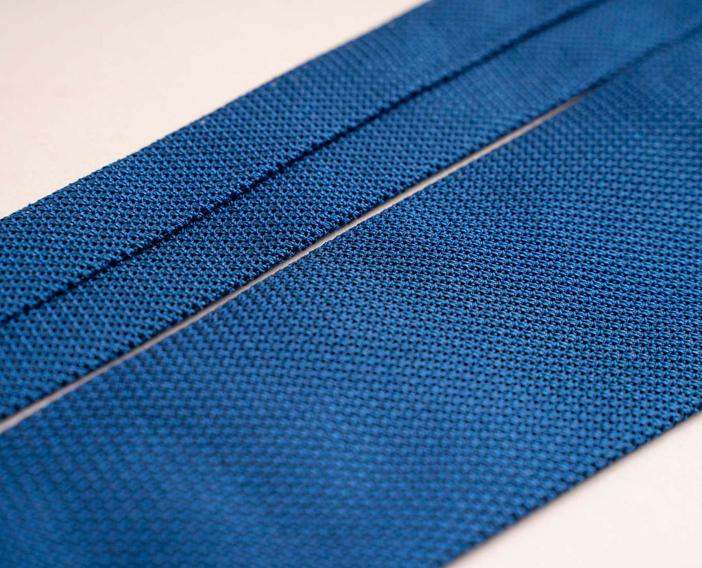 cravatta blu royal uomo seta paolo albizzati