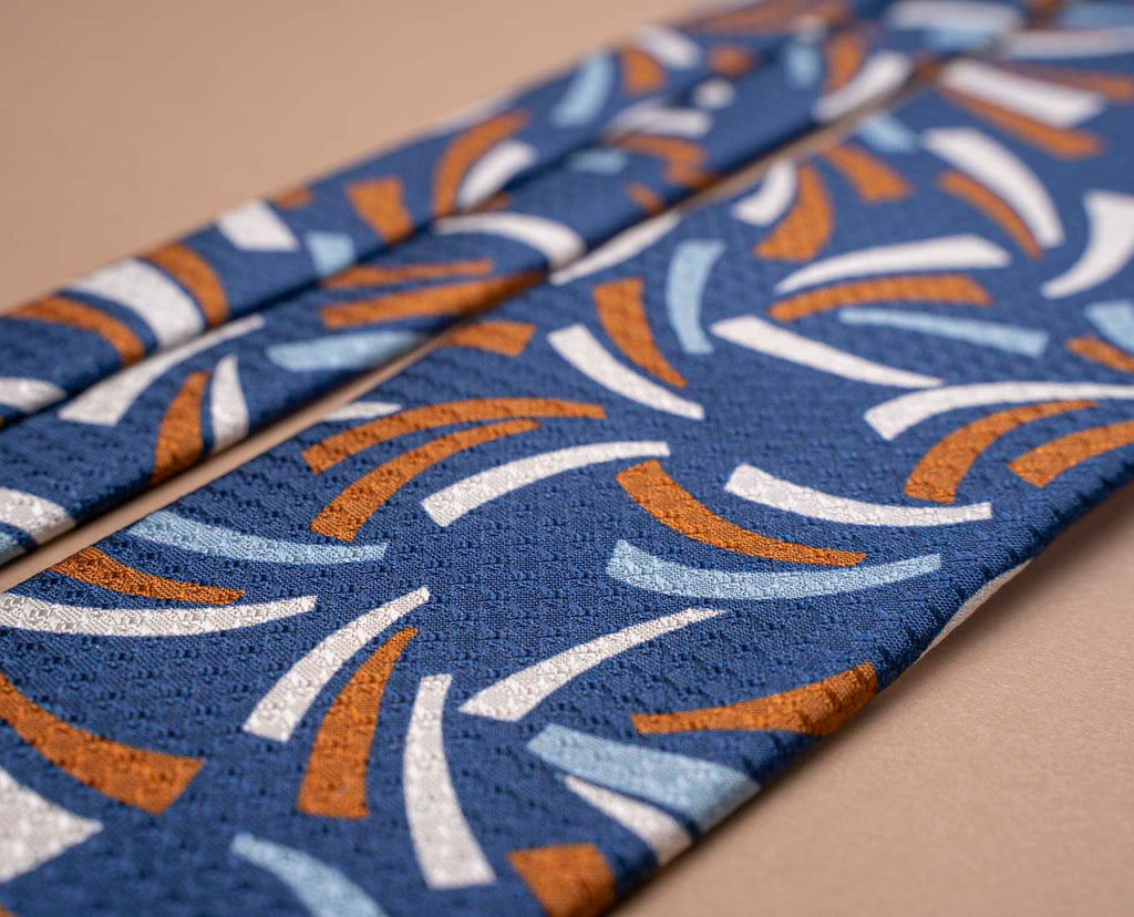 cravatta seta jacquard fantasia paolo albizzati 