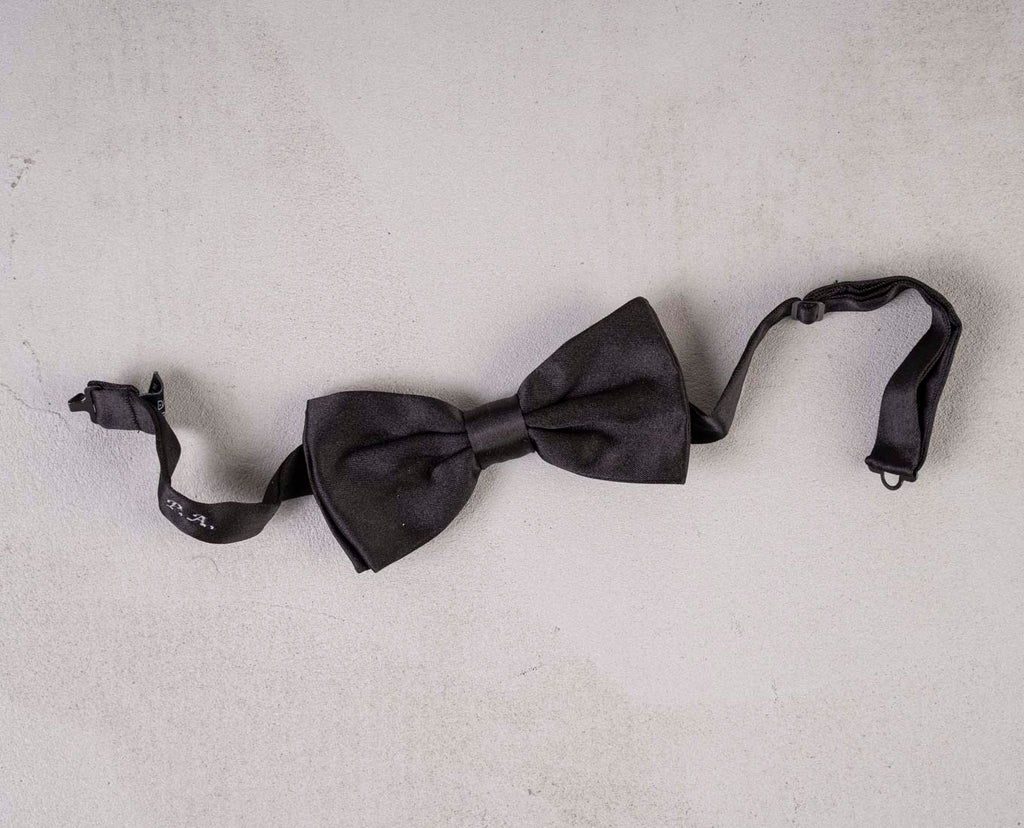 papillon nero seta elegante paolo albizzati