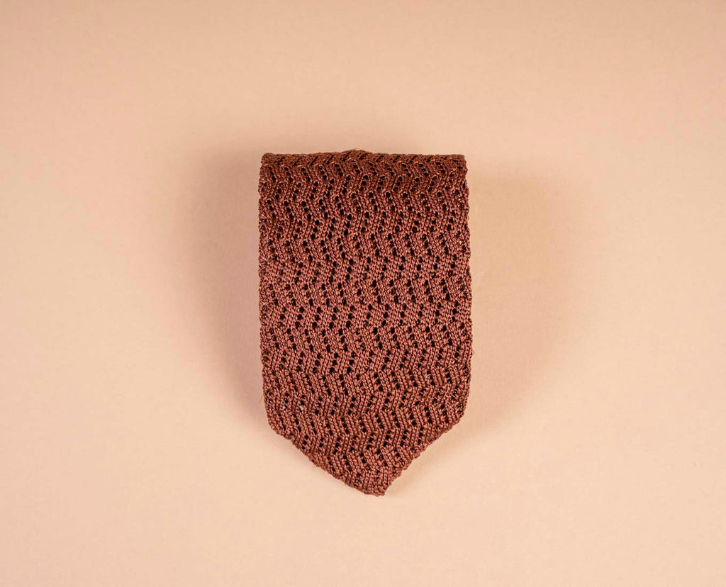 cravatta bordeaux maglia seta paolo albizzati 