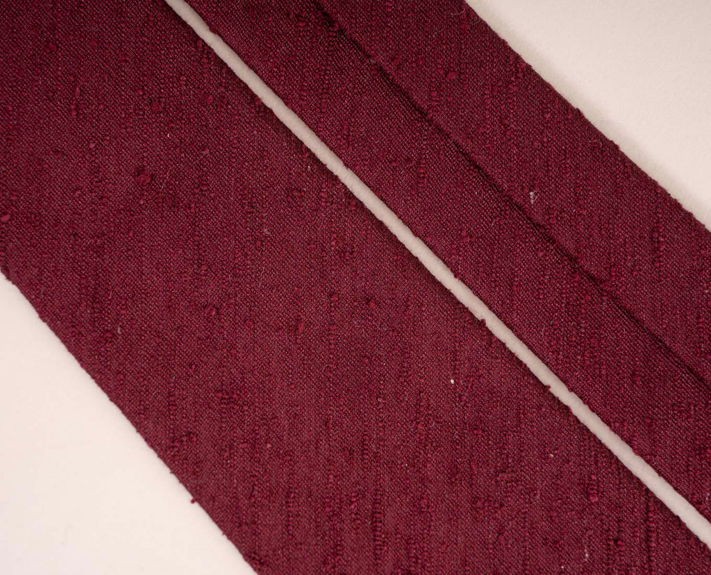 cravatta bordeaux shantung paolo albizzati 