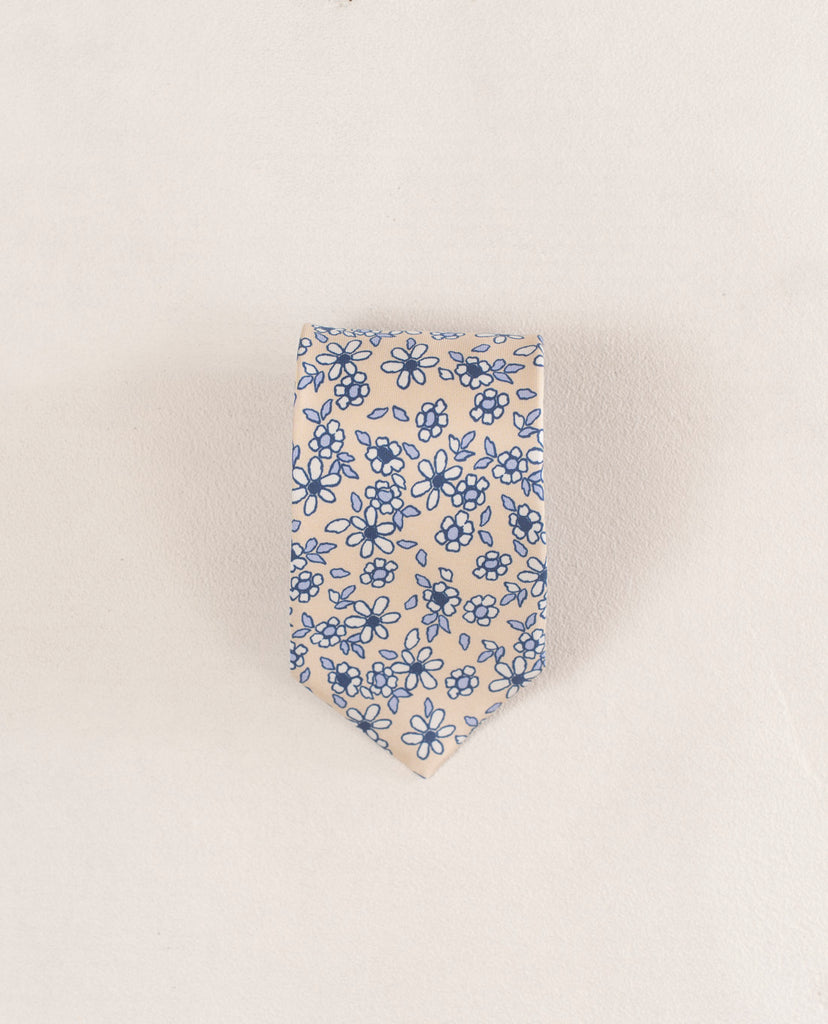 cravatta beige seta uomo paolo albizzati