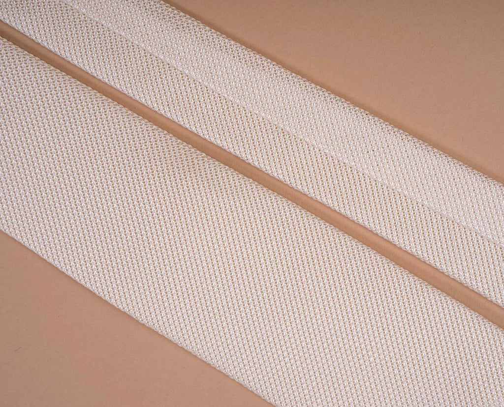 cravatta uomo bianca seta paolo albizzati 