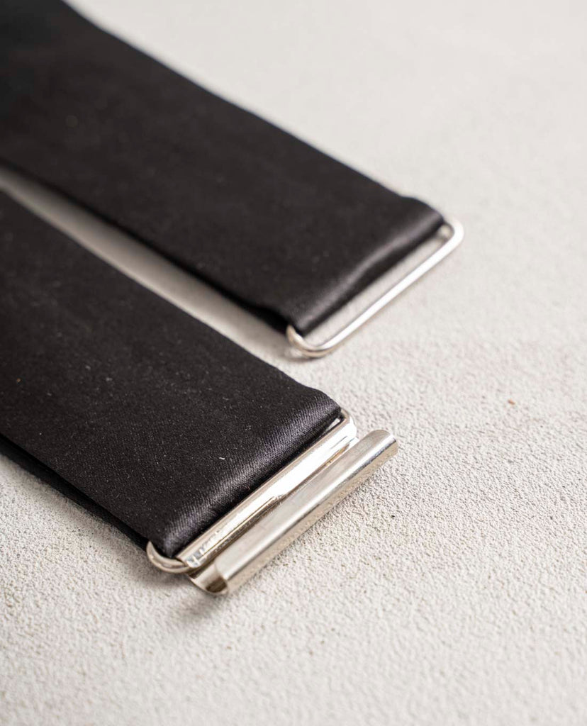 fascia nera completo uomo seta paolo albizzati