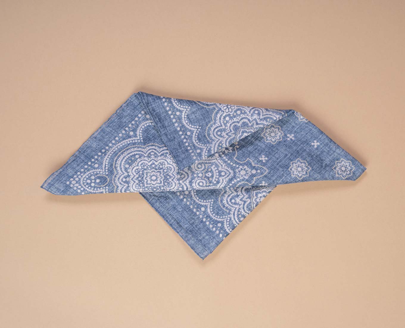 【COLOR iN ID】Paisley scarf set denim Sun Soaked Cutie Satin Scarf Top | Windsor