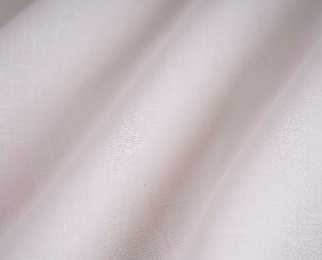 handmade white linen foulard paolo albizzati