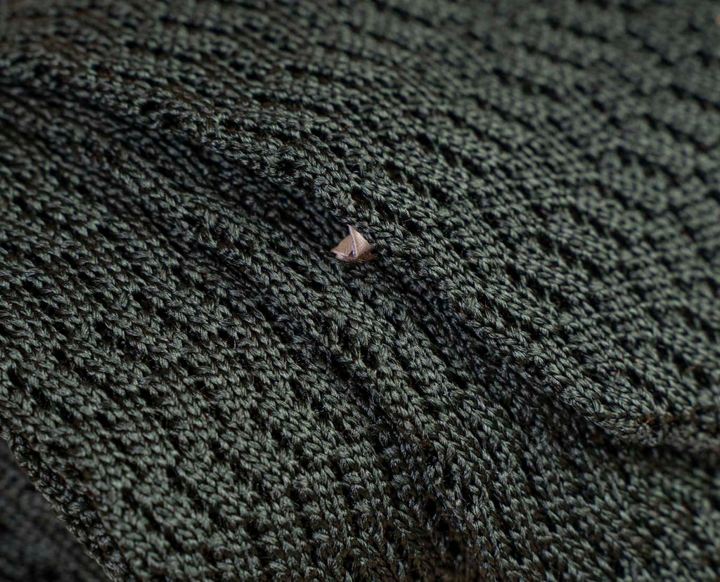 cravatta verde uomo maglia seta paolo albizzati