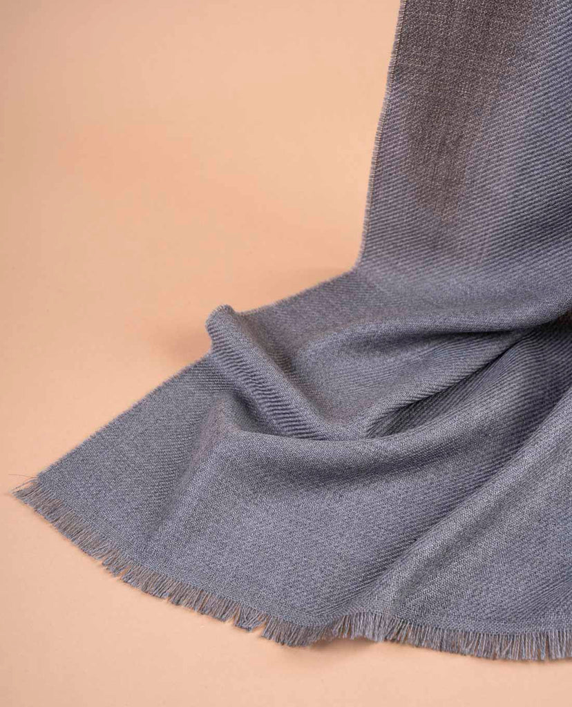 grey essential wool scarf for man paolo albizzati
