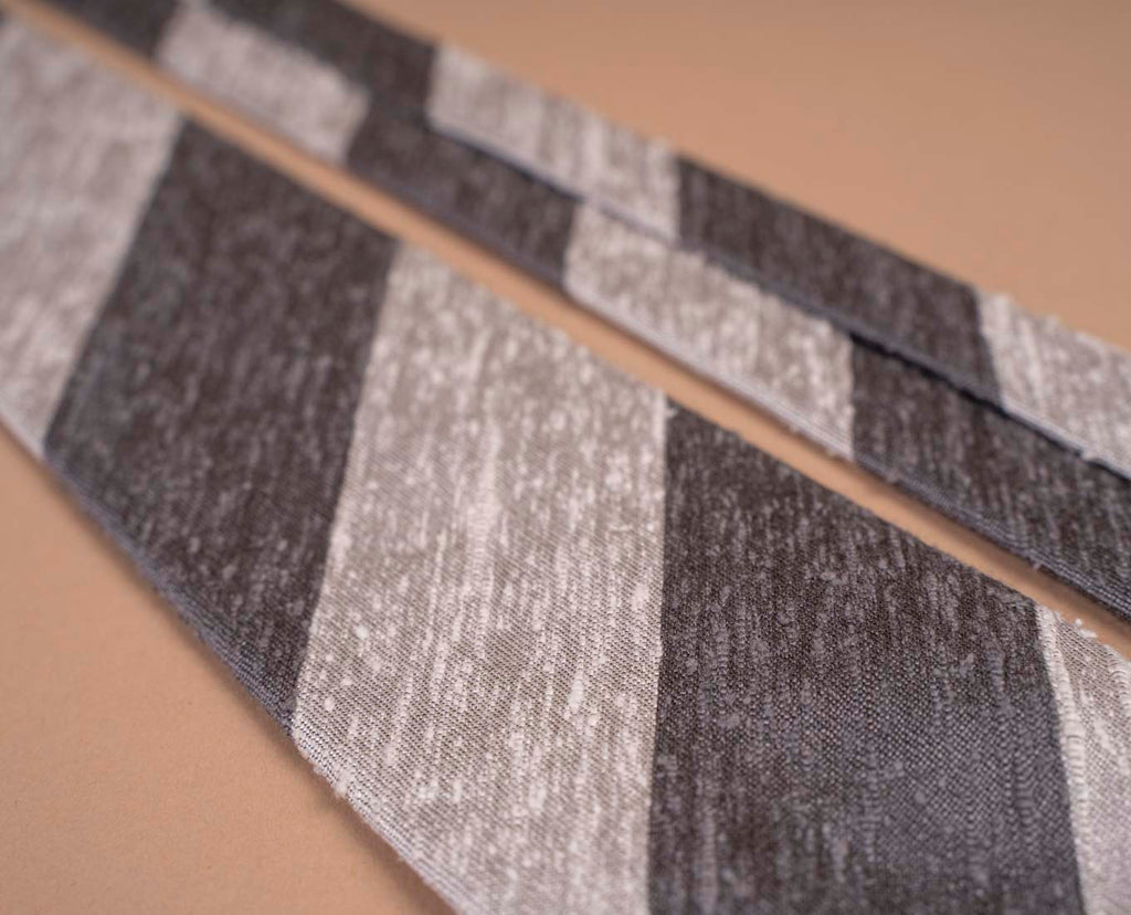 cravatta righe bianche grigie paolo albizzati 