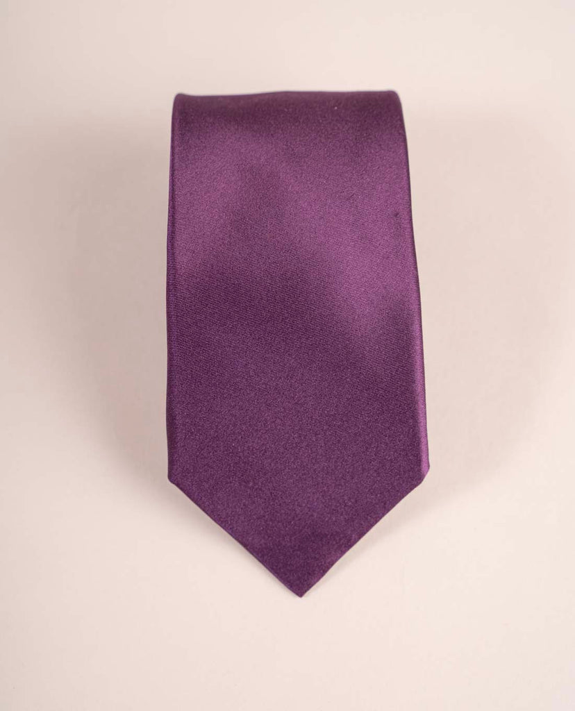 purple men jacquard silk tie paolo albizzati 
