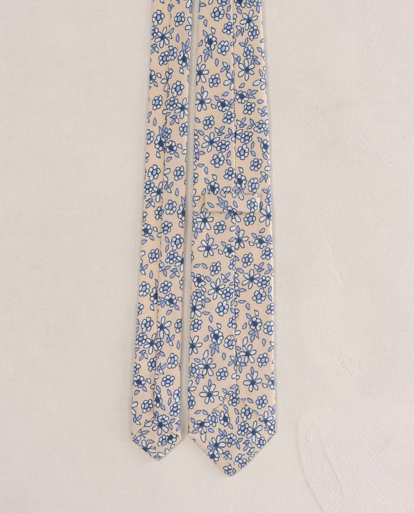 light beige silk tie man paolo albizzati