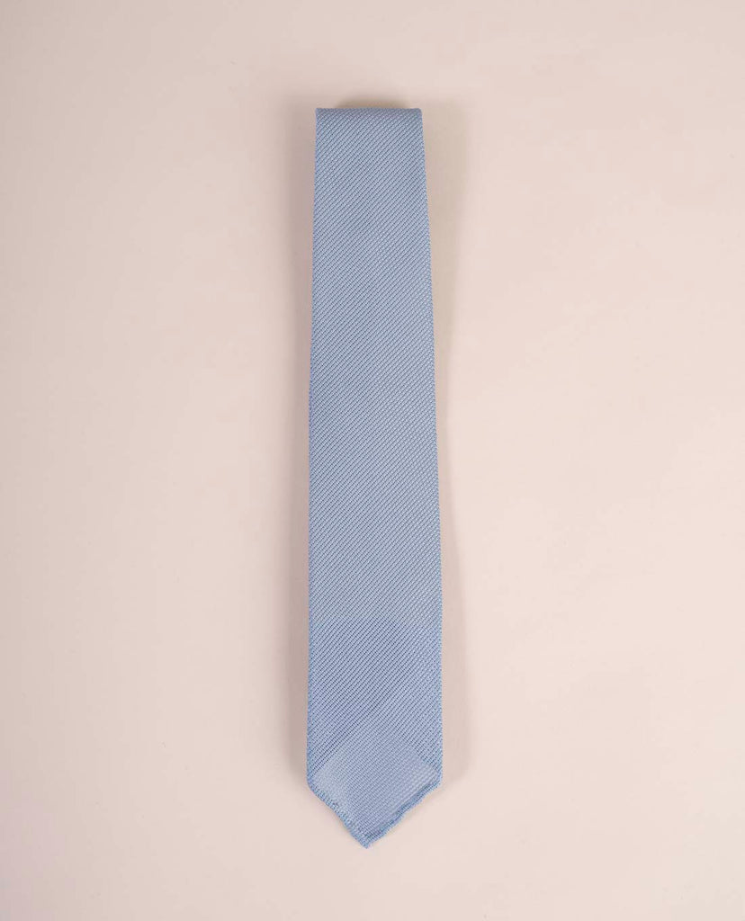 light blue grenadine silk tie paolo albizzati 